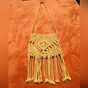 Rattan Multipurpose Single Shoulder Strap Bag used